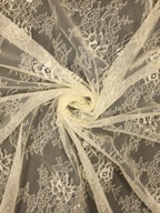 Openwork Lace Boho Guipiura veľký kupón ECRU