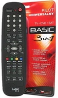 Univerzálny diaľkový ovládač pre TV, DVD dekodér 3v1 Univerzálny diaľkový ovládač pre TV, DVD dekodér 3v1
