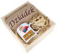 SKVELÝ DARČEK PRE DEDKA UTERÁK + KRABIČKA NA HRNKY SKVELÝ DARČEK PRE DEDKA UTERÁK + KRABIČKA NA HRNKY