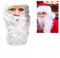 Parochňa+brada PRE SANTA AFRO ŠATY FUNKCIA KARNEVAL RÝCHLE