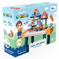 Dumi Blocks Stôl s mäkkými blokmi 80 ks. Dumel Dumi Blocks Stôl s mäkkými blokmi 80 ks. Dumel