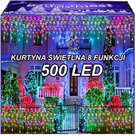 500 LED cencúle 16m OSVETLENIE VIANOČNÉHO STROMU ZÁCLONA MULTI 500 LED cencúle 16m OSVETLENIE VIANOČNÉHO STROMU ZÁCLONA MULTI