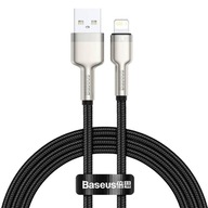Baseus USB kábel pre iPhone 2.4A 1m čierny Baseus USB kábel pre iPhone 2.4A 1m čierny