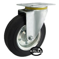 Kovovo-gumové koleso priemer 200 mm, otočné, nosnosť 250 kg