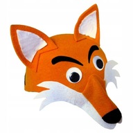 Čiapka Fox Fox Lisek, oranžová, plstený outfit Čiapka Fox Fox Lisek, oranžová, plstený outfit