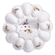 TANIER NA VAJEC PORCELÁNOVÝ TANIER 12 RUKOVÄŤ NA VAJCIA TANIER NA VAJEC PORCELÁNOVÝ TANIER 12 RUKOVÄŤ NA VAJCIA