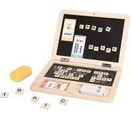 Drevené puzzle na notebook Montessori puzzle 58 kusov Drevené puzzle na notebook Montessori puzzle 58 kusov