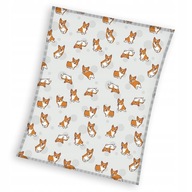 Deka 130x170 flanel Dog Corgi Deka 130x170 flanel Dog Corgi
