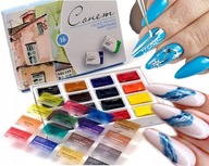 Sonet Watercolor Paints 16 kusov na manikúru na zdobenie nechtov Sonet Watercolor Paints 16 kusov na manikúru na zdobenie nechtov