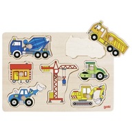 Goki detské puzzle Drevené puzzle s rúčkami Goki detské puzzle Drevené puzzle s rúčkami