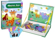 Magnetická skladačka Puzzle zvieratká Krokodíl Opica Magnetická skladačka Puzzle zvieratká Krokodíl Opica