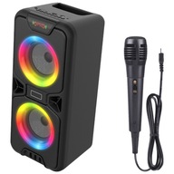 Karaoke Manta 30W Bluetooth reproduktor s mikrofónom Karaoke Manta 30W Bluetooth reproduktor s mikrofónom