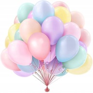 PASTELOVÁ PARTYDECO SILNÉ MATNÉ BALÓNY XXL SET 50 KS NARODENINOVÁ PÁRTY PASTELOVÁ PARTYDECO SILNÉ MATNÉ BALÓNY XXL SET 50 KS NARODENINOVÁ PÁRTY
