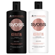 Syoss Keratin sada šampónu a kondicionéru 440 ml