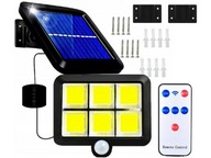 SOLÁRNA LAMPA 120 LED HALOGÉNOVÝ SENZOR PANEL POHYBU A SÚMRAK + DIAĽK. SOLÁRNA LAMPA 120 LED HALOGÉNOVÝ SENZOR PANEL POHYBU A SÚMRAK + DIAĽK.