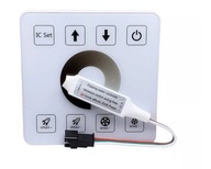 OVLÁDAČ + RF PANEL MONO WS2811 TEČÚCA VODA kol OVLÁDAČ + RF PANEL MONO WS2811 TEČÚCA VODA kol
