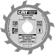 CMT PÍLOVÁ FRÉZA 150 x 30 mm 12 zubov NA DRÁŽKOVANIE CMT PÍLOVÁ FRÉZA 150 x 30 mm 12 zubov NA DRÁŽKOVANIE