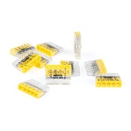 100x WAGO rýchlospojka elektrických kociek 5x0,5-2,5 mm² drôt 2273-205 WAGO 100x WAGO rýchlospojka elektrických kociek 5x0,5-2,5 mm² drôt 2273-205 WAGO