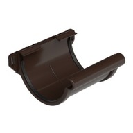 GALECO PVC spojka žľabov (130) (RAL 8019) GALECO PVC spojka žľabov (130) (RAL 8019)