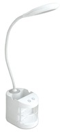 LED USB nočná školská lampa na stôl, biela, dotyková