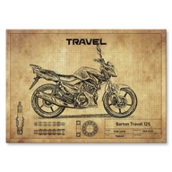 Kovový plagát Barton Travel 125 Gift L Kovový plagát Barton Travel 125 Gift L