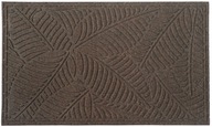 Vchodová rohožka 40x60 cm listy, hnedá, textil, PROTIŠMYK Vchodová rohožka 40x60 cm listy, hnedá, textil, PROTIŠMYK