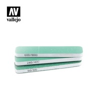 VALLEJO T04003 Sada 3 flexibilných brúsok s dvojitou zrnitosťou (80x30x6mm) VALLEJO T04003 Sada 3 flexibilných brúsok s dvojitou zrnitosťou (80x30x6mm)