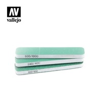 VALLEJO T04003 Sada 3ks brúsok Flexi Dual-Grit