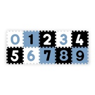 BabyOno Penové puzzle ČÍSLA 10 dielikov modré BabyOno Penové puzzle ČÍSLA 10 dielikov modré
