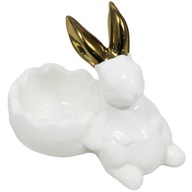 Pohár porcelánového zajačieho vajíčka s glamour tanierikom