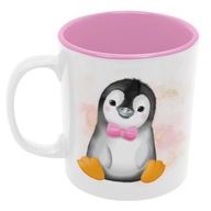 Tučniak PINK hrnček s tučniakom pre dievčatá Tučniak PINK hrnček s tučniakom pre dievčatá