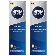 NIVEA MEN HYALURON Očný krém proti vráskam pre mužov 15ml x 2 NIVEA MEN HYALURON Očný krém proti vráskam pre mužov 15ml x 2