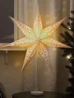 Stolná lampa IKEA STRALA hviezda biela čipka 70 Stolná lampa IKEA STRALA hviezda biela čipka 70