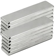 Súprava 10ks silných neodymových magnetov 10x5x2mm Súprava 10ks silných neodymových magnetov 10x5x2mm