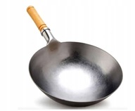 WOK PAN 35 CM RUČNE KOVANÁ ČÍNSKA