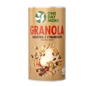 OneDayMore Jablková granola so škoricou tuba 400g