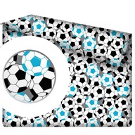 Tradičná futbalová vypasovaná plachta, modrá, 160x200 cm