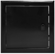 Revízne dvierka 15x15, čierne, kovové madlo Revízne dvierka 15x15, čierne, kovové madlo