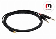REDS kábel AU1715 2x Jack 6,3m x 1x Jack 3,5mm stereo