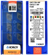 Doštičky z tvrdokovu DCMT 11T304-HMP PC5300 KORLOY Doštičky z tvrdokovu DCMT 11T304-HMP PC5300 KORLOY