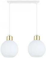Guľová závesná lampa z bieleho zlata Guľová závesná lampa z bieleho zlata