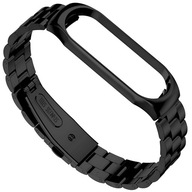 TRUE DARK BRACELET STRAP pre Xiaomi Mi Band 5/6 čierna oceľ TRUE DARK BRACELET STRAP pre Xiaomi Mi Band 5/6 čierna oceľ