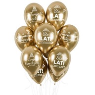 GOLDEN BIRTHDAY balóny Lesklý Chrome HAPPY BIRTHDAY x50 GOLDEN BIRTHDAY balóny Lesklý Chrome HAPPY BIRTHDAY x50