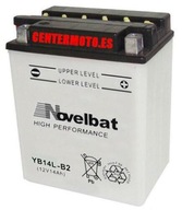 BATÉRIA NOVELBAT YB14-B2 12V 14Ah 190A BATÉRIA NOVELBAT YB14-B2 12V 14Ah 190A