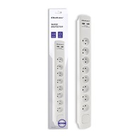 Qoltec Predlžovací kábel Anti-surge power strip 8 zásuviek 2 x USB 1,8m Qoltec Predlžovací kábel Anti-surge power strip 8 zásuviek 2 x USB 1,8m