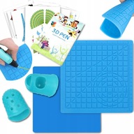 SILIKÓNOVÉ ŠABLÓNY PODLOŽKY SÚPRAVA 3D PERÁ SILIKÓNOVÉ ŠABLÓNY PODLOŽKY SÚPRAVA 3D PERÁ