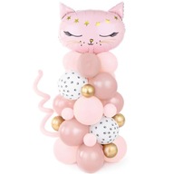 SET balónov CAT pink ANMALS dekorácia
