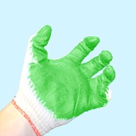 Upírske pracovné rukavice 600 ks zelené