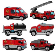 SET 6 AUTÍČEK HASIČSKÉ KOVOVÉ AUTÍČKY ZNAČKY SET 6 AUTÍČEK HASIČSKÉ KOVOVÉ AUTÍČKY ZNAČKY