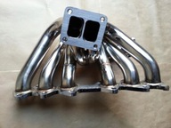 Výfukové potrubie 2jz gte T4 twin scroll T3 TS Výfukové potrubie 2jz gte T4 twin scroll T3 TS